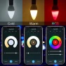 Превью Smart Light Bulbs E12 Base LED Light Bulb Color Changing WiFi-Bluetooth Lights — Smart Light Bulb, DOGAIN