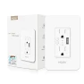 Превью Smart USB Wall Outlet Receptacle with Type-C & Type-A Charger — Smart Plug, MOES