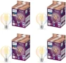 Превью Smart Vintage G25 60W Tunable White Filament LED Smart Bulb 4 Pack — Smart Light Bulb, Philips