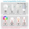 Превью Smart Wi-Fi LED Light Bulb Socket Adapter E26 Lamp Holder with Timer — Smart Light Bulb, LoraTap