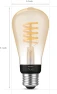 Превью ST19 White Ambiance LED Smart Vintage Edison Filament Bulb, Warm — Smart Light Bulb, Philips Hue