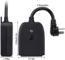 Превью WiFi Outdoor Smart Plug, 2 Independently Control Sockets Power Outlet — Smart Plug, TORCHSTAR