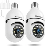Превью 2K/3MP Light Bulb Security Camera, 5G & 2.4GHz WiFi 2 Pack — Security Camera, Noonkey