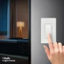 Превью A19 LED Light Bulb, 60W Equivalent, Dimmable, Color Selectable 6-Way — Smart Light Bulb, Feit Electric