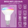 Превью BR30 Smart Bulbs, Compatible with Alexa, Flood Light Bulbs 10W 900LM, RGBCW Color Changing Light Bulb — Smart Light Bulb, HYDONG