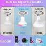 Превью BR30 Smart Bulbs, Compatible with Alexa, Flood Light Bulbs 10W 900LM, RGBCW Color Changing Light Bulb — Smart Light Bulb, HYDONG