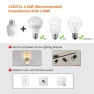 Превью Remote Control Light Bulb Socket with Wall Mount Switch — Smart Switch, SURAIELEC