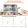 Превью Remote Control Light Bulb Socket with Wall Mount Switch — Smart Switch, SURAIELEC