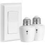 Превью Remote Control Light Bulb Socket with Wall Mount Switch — Smart Switch, SURAIELEC