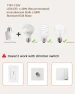 Превью Remote Control Light Socket with Wall Switch — Smart Light Bulb, SURAIELEC