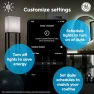 Превью Smart LED Light Bulb, B11 Candle, Soft White, 60W Equivalent, Pack of 2 — Smart Light Bulb, GE