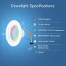 Превью Smart Recessed Downlights, 5-6 Inch, Wi-Fi LED, Dimmable Color-Changing, 1000 Lumens — Smart Light Bulb, Feit Electric