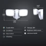 Превью Smart WiFi Dual Head LED Flood Light — Smart Light Bulb, Feit Electric
