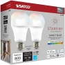 Превью WiFi Smart LED Color-Changing Light Bulb, 2-Pack — Smart Light Bulb, Satco