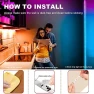 Превью LED Lights for Bedroom 200ft, Music Sync Color Changing, Smart App Control with Remote — LED Strip Lights, phopollo