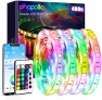 Превью LED Lights for Bedroom 200ft, Music Sync Color Changing, Smart App Control with Remote — LED Strip Lights, phopollo