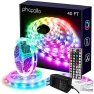 Превью LED Lights for Bedroom 200ft, Music Sync Color Changing, Smart App Control with Remote — LED Strip Lights, phopollo
