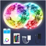 Превью LED Lights for Bedroom 200ft, Music Sync Color Changing, Smart App Control with Remote — LED Strip Lights, phopollo