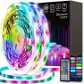 Превью LED Strip Lights 130ft (2 Rolls of 65ft) Smart Light Strips with App Control RGB LED Lights, Music Sync Color Changing... — LED Strip Lights, Tenmiro