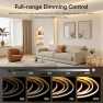 Превью Smart COB LED Strip Lights 16.4ft 24V, Tunable White 2700K–6500K Dot-Free Lighting — LED Strip Lights, V4light