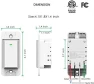 Превью Smart Light Switch, Double Smart WiFi Light Switches, Smart Switch 2 Gang — Smart Switch, Lesim
