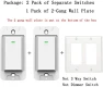 Превью Smart Light Switch, Double Smart WiFi Light Switches, Smart Switch 2 Gang — Smart Switch, Lesim