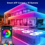 Превью 100Ft Outdoor Waterproof LED Strip Lights, Music Sync RGB — LED Strip Lights, FBZ