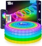Превью 360 Degree Luminous Reticulate Weave Rope Lights, 10ft Addressable ICRGB LED Strip Lights — LED Strip Lights, maylit