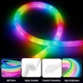 Превью 360 Degree Luminous Reticulate Weave Rope Lights, 10ft Addressable ICRGB LED Strip Lights — LED Strip Lights, maylit