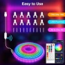 Превью 360 Degree Luminous Reticulate Weave Rope Lights, 10ft Addressable ICRGB LED Strip Lights — LED Strip Lights, maylit