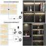Превью Black Shelf Lights, LED Bookcase Lighting Compatible with Alexa, WiFi Dimmable 2700K Under Shelf Lighting for Bookshelf,... — LED Strip Lights, Lumtide