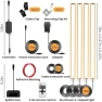 Превью Black Shelf Lights, LED Bookcase Lighting Compatible with Alexa, WiFi Dimmable 2700K Under Shelf Lighting for Bookshelf,... — LED Strip Lights, Lumtide