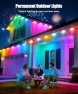 Превью Permanent Outdoor Lights for House — LED Strip Lights, POOFZY