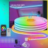 Превью RGB LED Neon Rope Lights with Remote App Control — LED Strip Lights, Ledagic