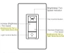Превью Smart Wi-Fi Ceiling Fan Control & Dimmer Wall Switch — Smart Switch, Nexete