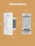 Превью Star Ring Smart Ceiling Fan Control and Dimmer Light Switch — Smart Switch, MOES
