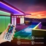 Превью Waterproof Led Lights for Bedroom, 32.8ft (2 Rolls of 16.4ft) Led Strip Lights, 300 LEDs Color Changing RGB 44 Keys... — LED Strip Lights, DAYBETTER
