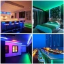 Превью Waterproof Led Lights for Bedroom, 32.8ft (2 Rolls of 16.4ft) Led Strip Lights, 300 LEDs Color Changing RGB 44 Keys... — LED Strip Lights, DAYBETTER