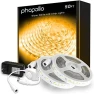 Превью White LED Strip Lights, 100ft (2 Rolls of 50ft) Dimmable 6500K Daylight White LED Light Strip, 1800 LEDs Flexible LED... — LED Strip Lights, phopollo