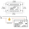 Превью WiFi RF433 Smart Touch Wall Switch — Smart Switch, MoesGo
