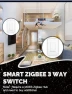Превью Zigbee 3 Way Double Light Switch — Smart Switch, MOES