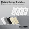Превью 2 Pack Dimmer Light Switch, Universal Lighting Control, Single Pole or 3 Way — Smart Switch, BESTTEN