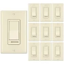 Превью 2 Pack Dimmer Light Switch, Universal Lighting Control, Single Pole or 3 Way — Smart Switch, BESTTEN