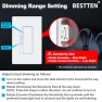 Превью 3 Pack Super Slim Slide Dimmer Light Switch — Smart Switch, BESTTEN