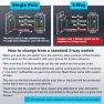Превью 3 Pack Super Slim Slide Dimmer Light Switch — Smart Switch, BESTTEN