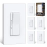Превью 3 Pack Super Slim Slide Dimmer Light Switch — Smart Switch, BESTTEN
