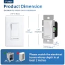 Превью 6 Pack Dimmer Light Switch — Smart Switch, Amico