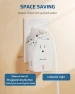 Превью Remote Control Outlet with Wall Mounted Light Switch — Smart Plug, DEWENWILS