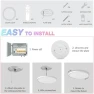 Превью Smart RGB LED Ceiling Light with Remote — Smart Light Bulb, TITISLUMP