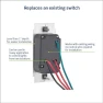 Превью SureSlide Dimmer Switch for Dimmable LED, Halogen and Incandescent Bulbs — Smart Switch, Leviton